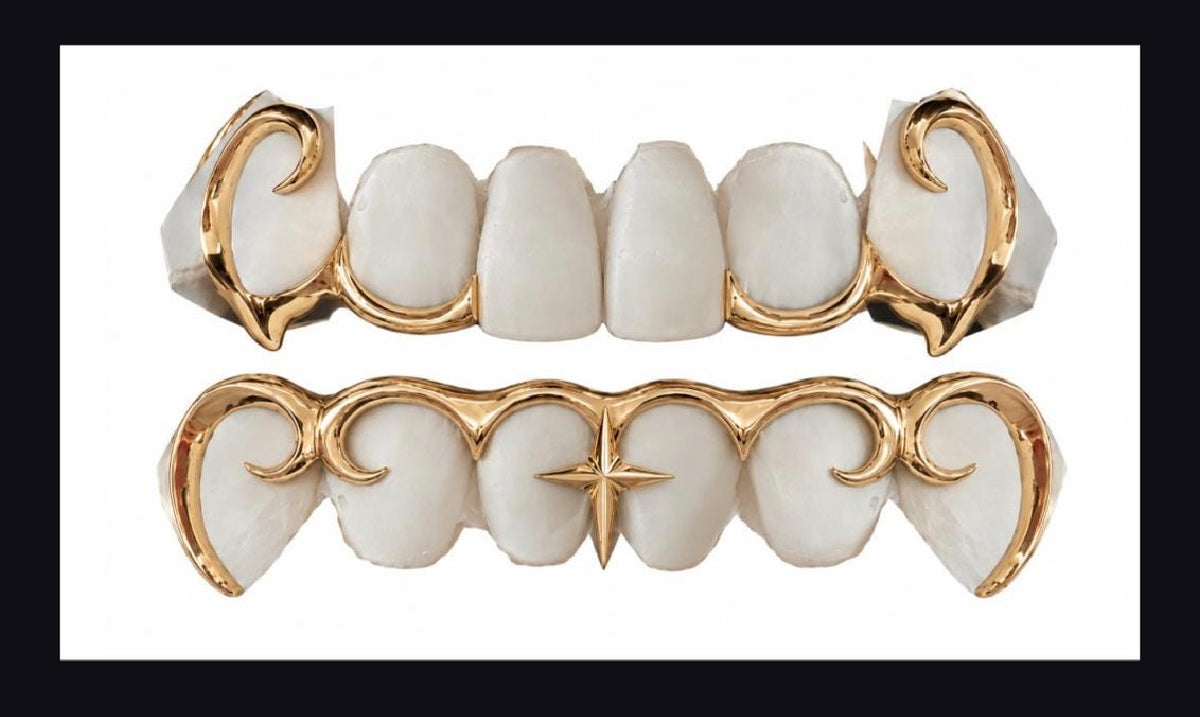 Custom Order - Tay C - 10K real gold grillz