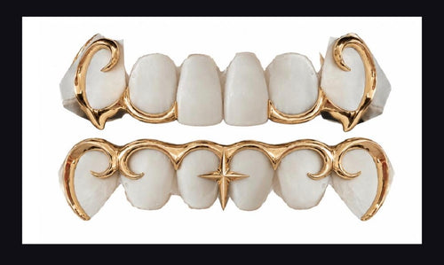 Custom Order - Tay C - 10K real gold grillz