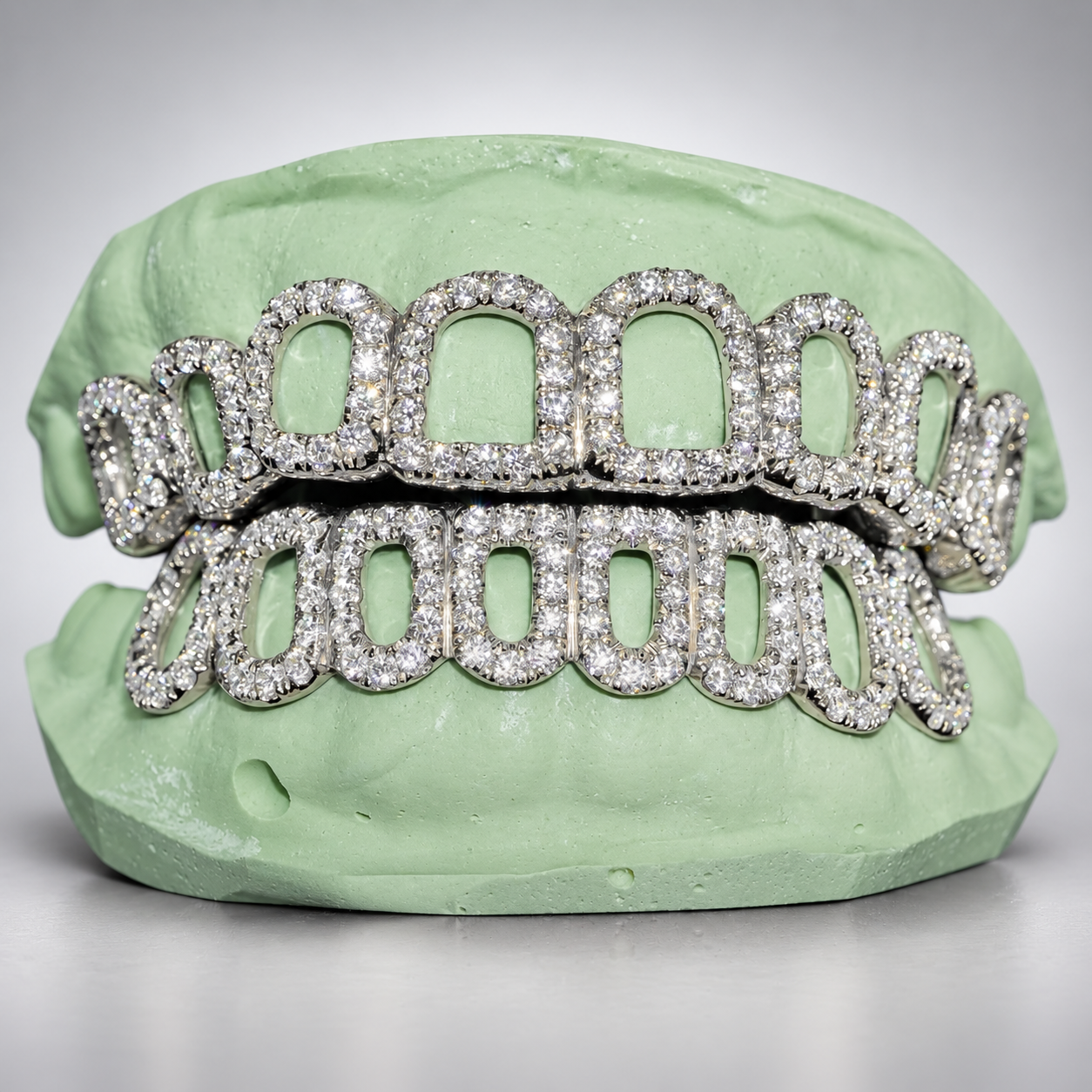 Moissanite Open Face Grillz