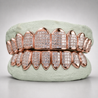 Invisible Set Princess Cut VVS Moissanite Grillz