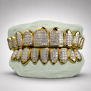 Invisible Set Princess Cut VVS Moissanite Grillz
