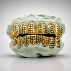 Princess Square Diamond Cut with Diamond Dust Grillz