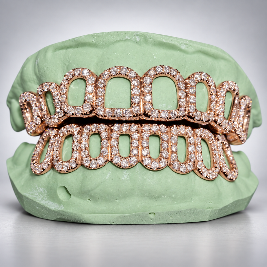 Moissanite Open Face Grillz