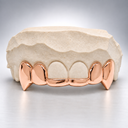 Solid Front Bar Vampire Fang Grillz