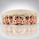 Floral Cross Relief Sculpted Grillz