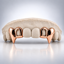 Custom Vampire Fang Solid & Open Face Grillz
