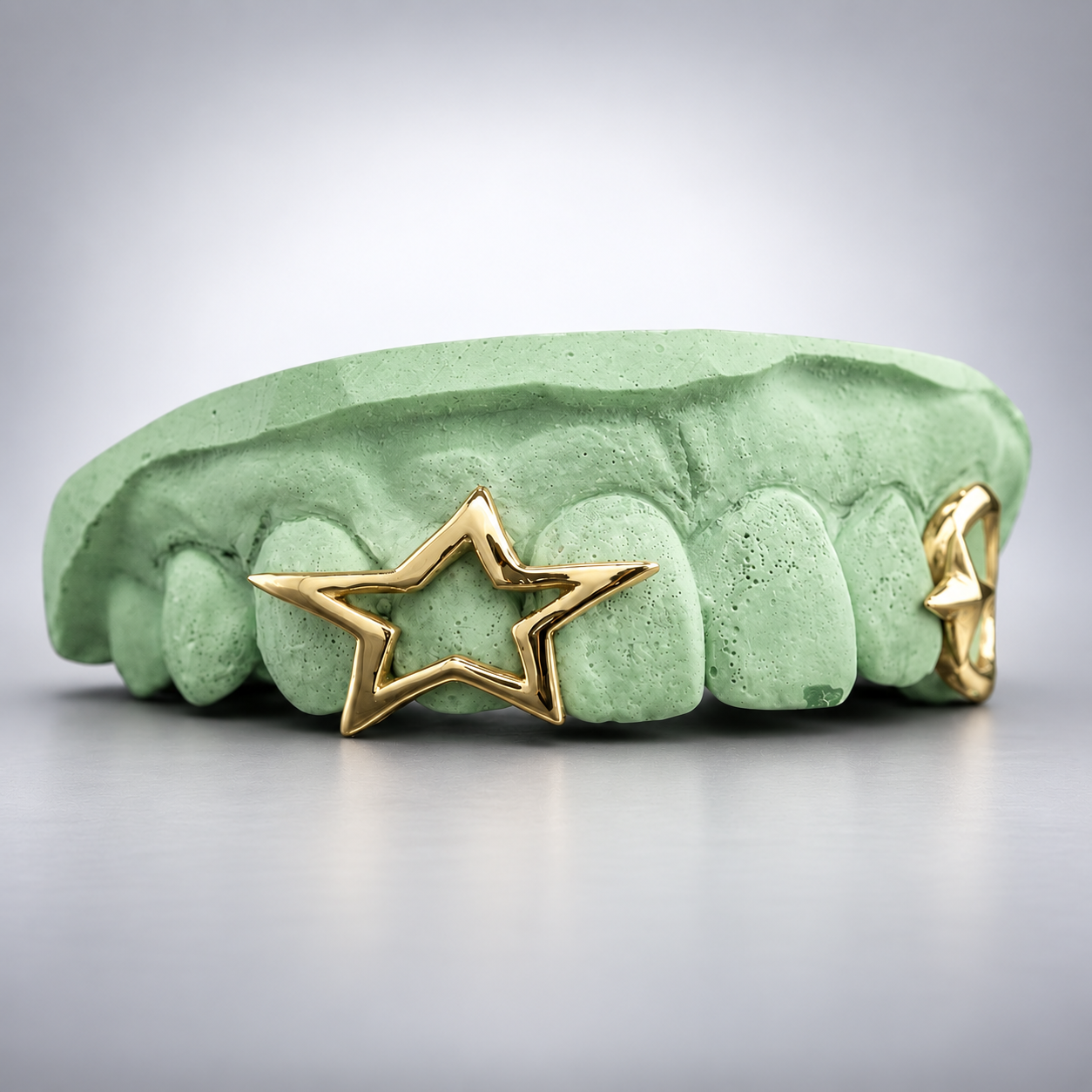 Star Outline Open Face Grillz