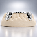 Front Bar with Diamond Cut Bottom Grillz