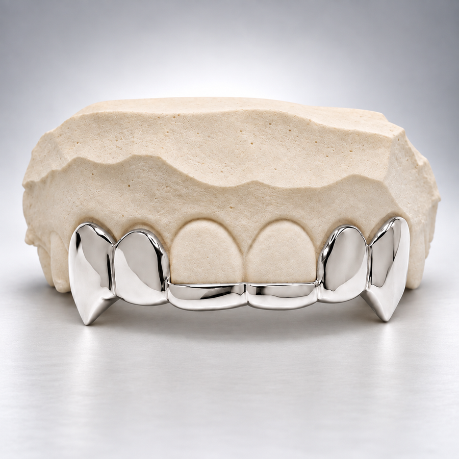 Solid Front Bar Vampire Fang Grillz