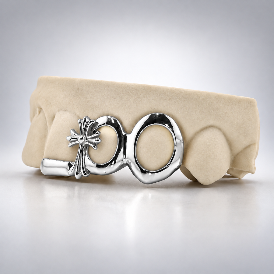 Cross Emblem Open Loop Grillz