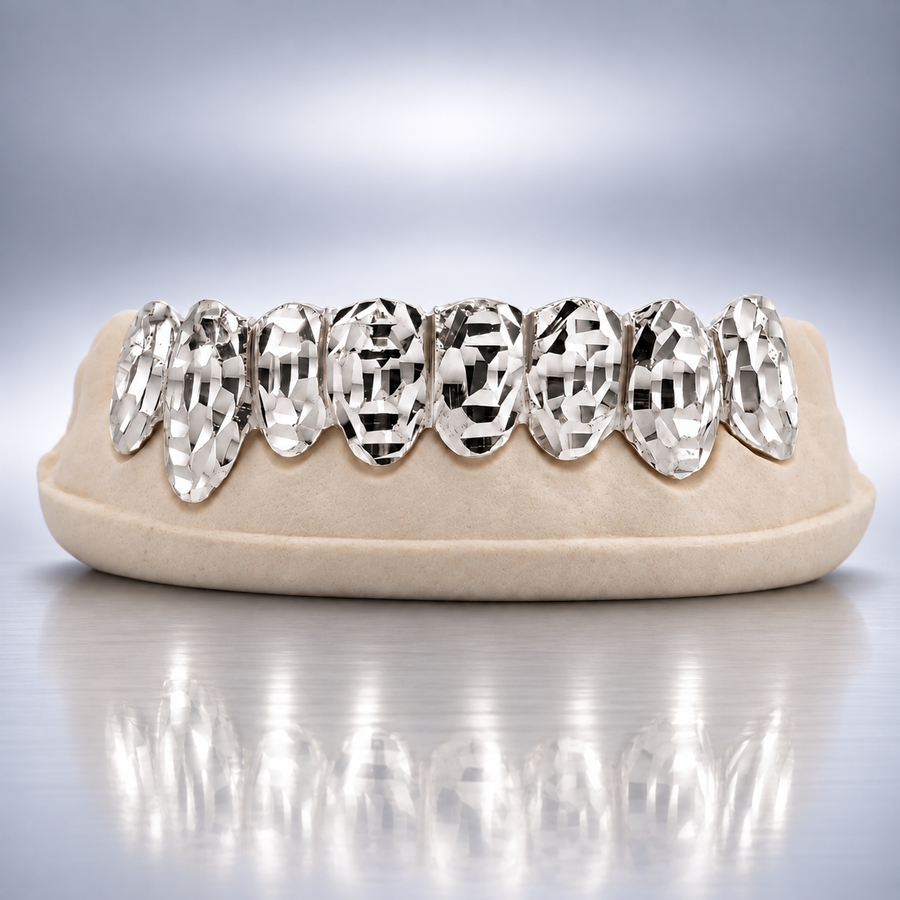 Custom Rose Cut Diamond Dust Grillz
