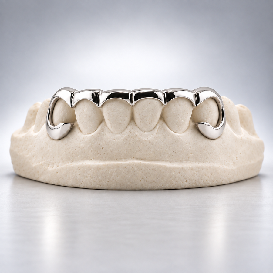 Curved Front Bar Open Face Grillz