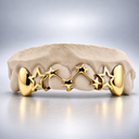 Custom Celestial Star Constellation Open Face Grillz