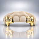 Custom Open Star Vampire Fang Grillz