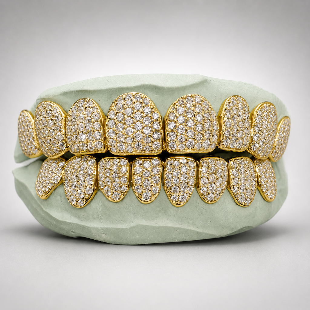 Zig Zag Setting VVS Moissanite Grillz