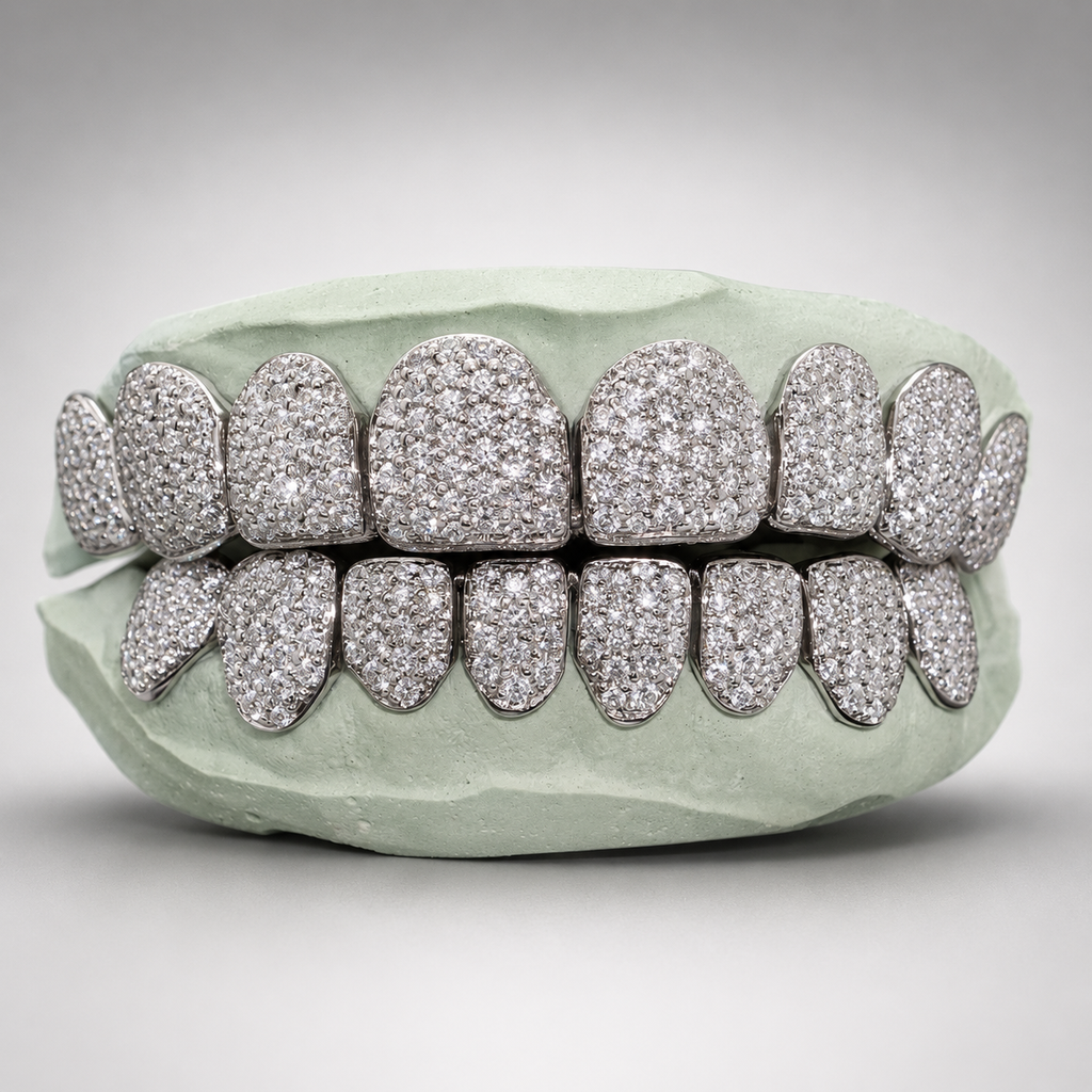 Zig Zag Setting VVS Moissanite Grillz