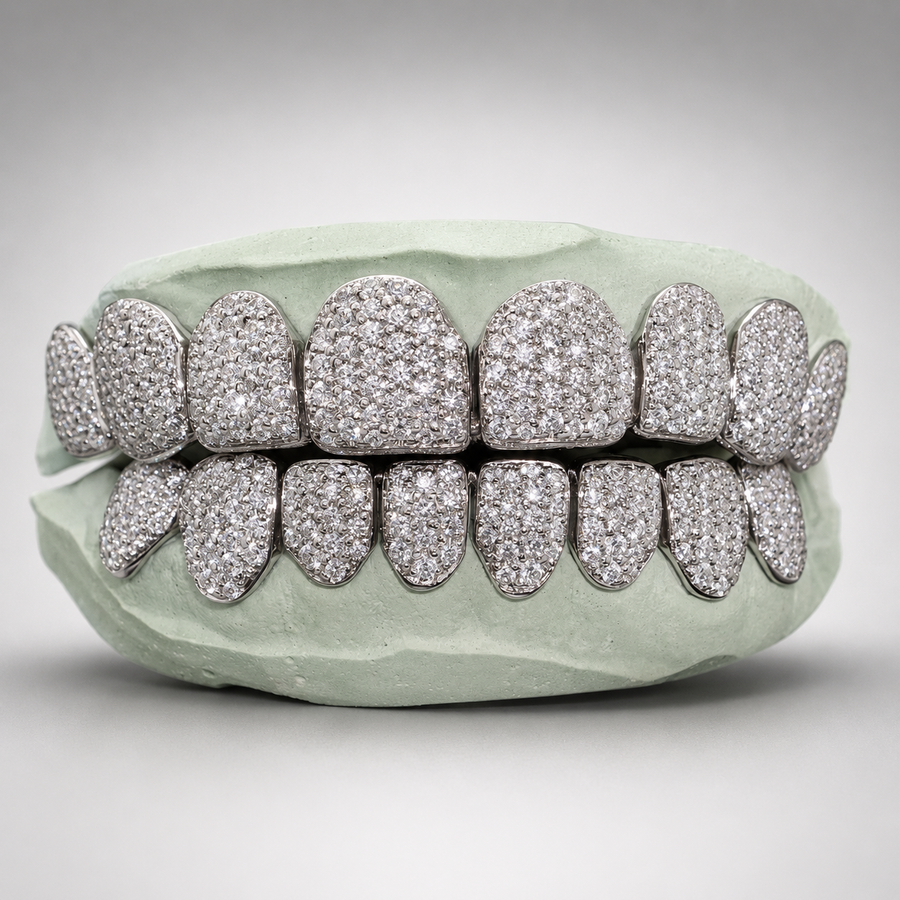 Zig Zag Setting VVS Moissanite Grillz