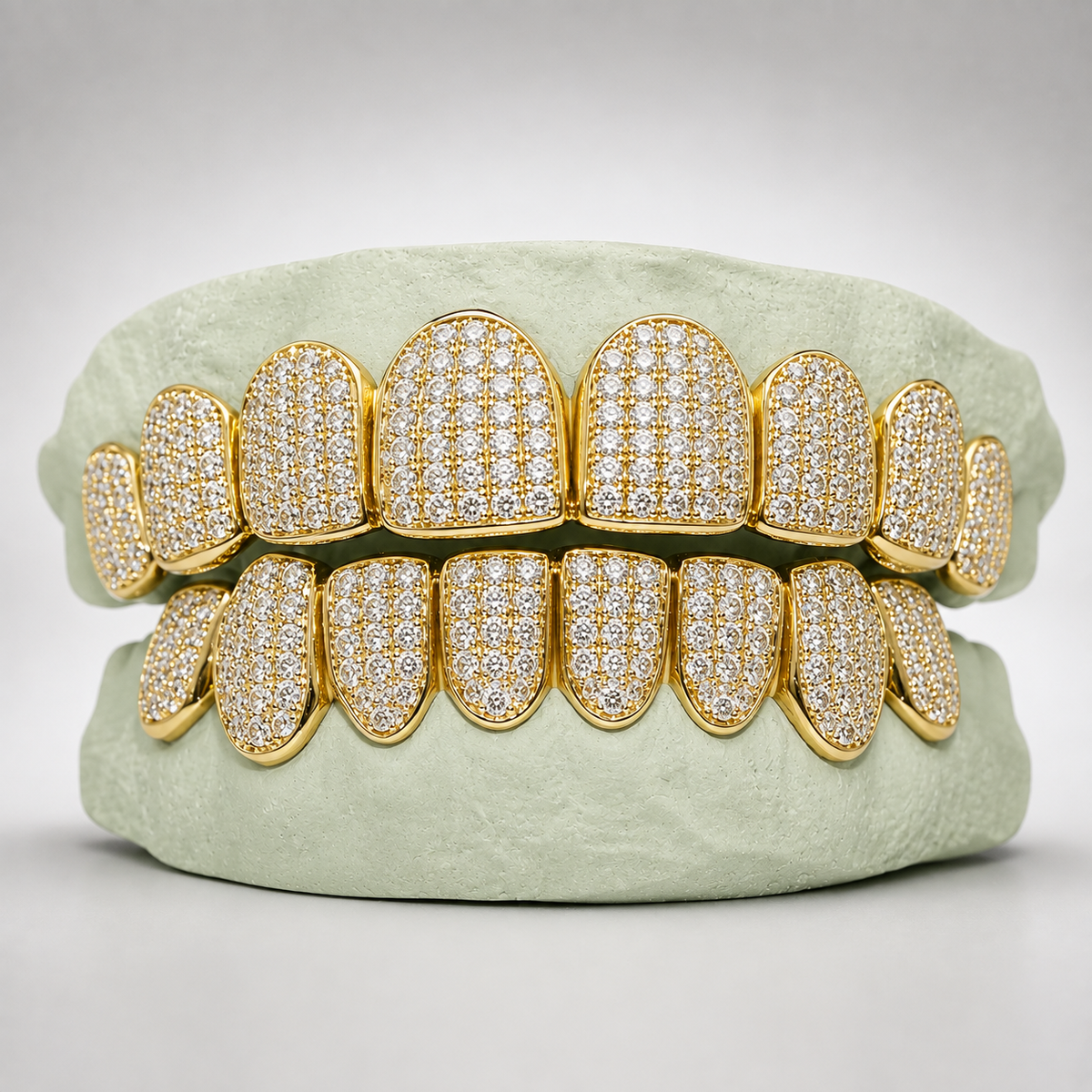 Straight Setting VVS Moissanite Grillz