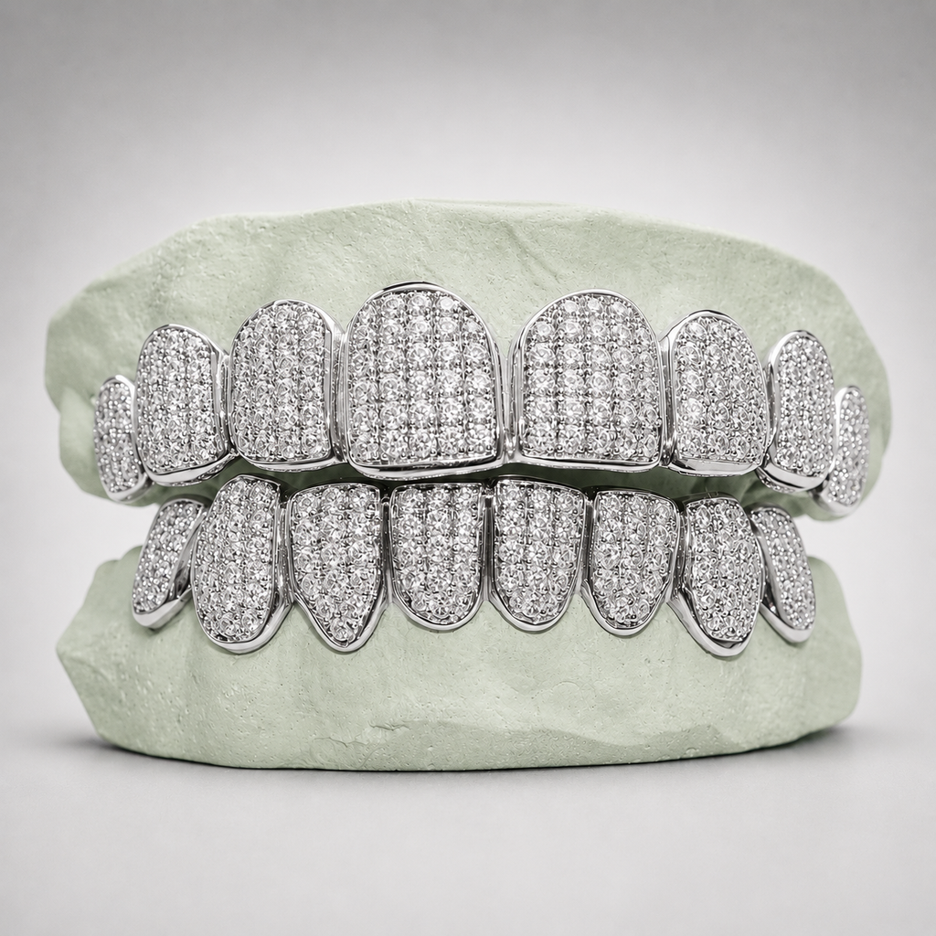 Straight Setting VVS Moissanite Grillz