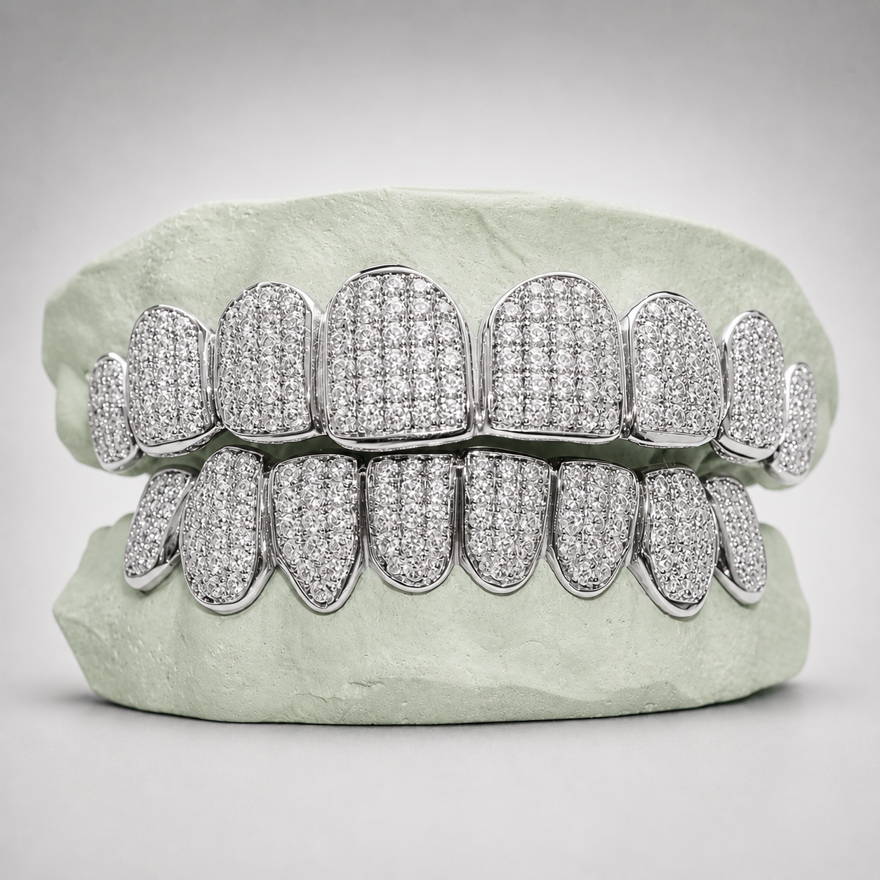 Straight Setting VVS Moissanite Grillz