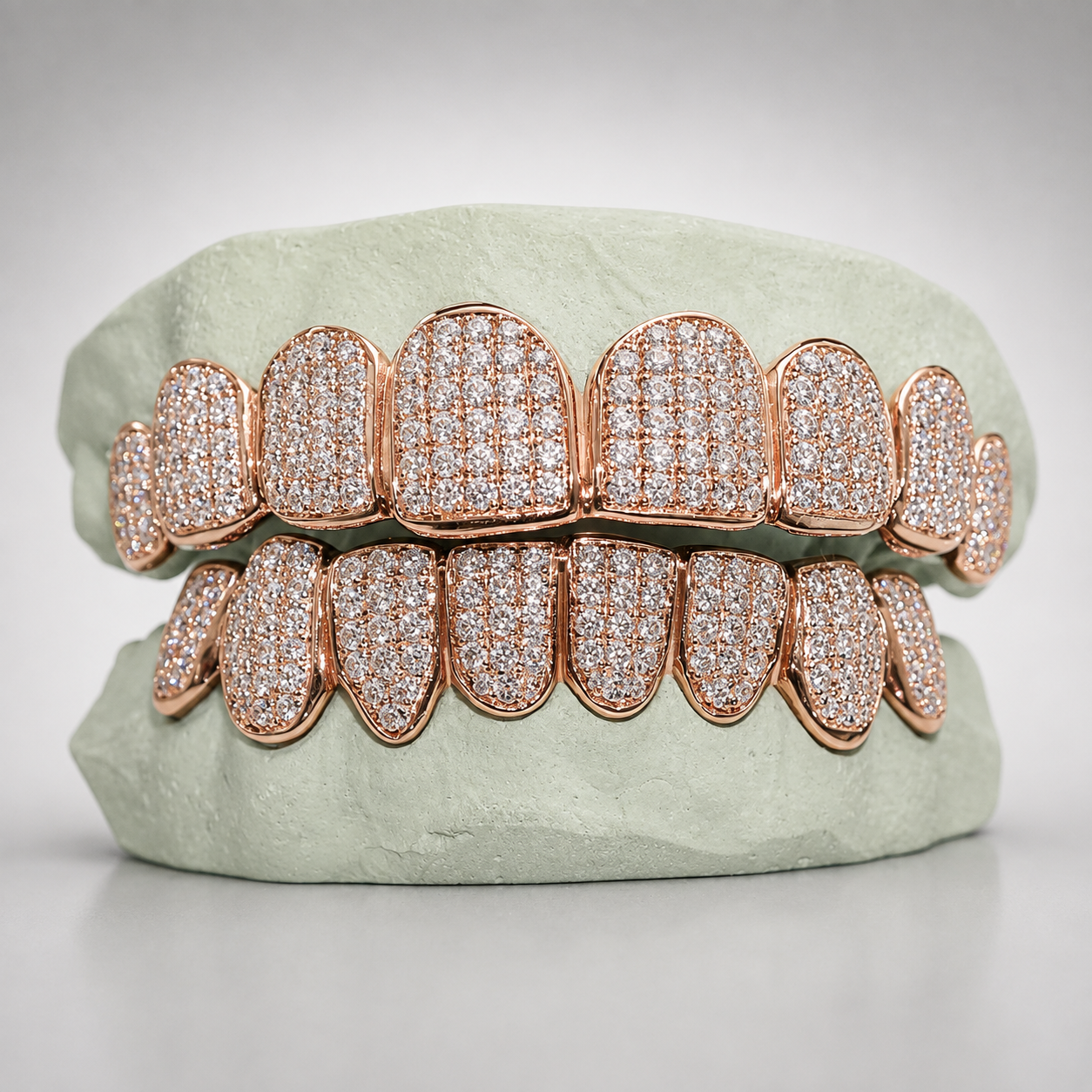 Straight Setting VVS Moissanite Grillz